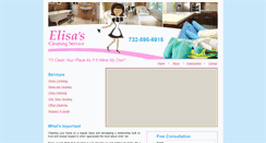 Desktop Screenshot of elisascleaningservicenj.com